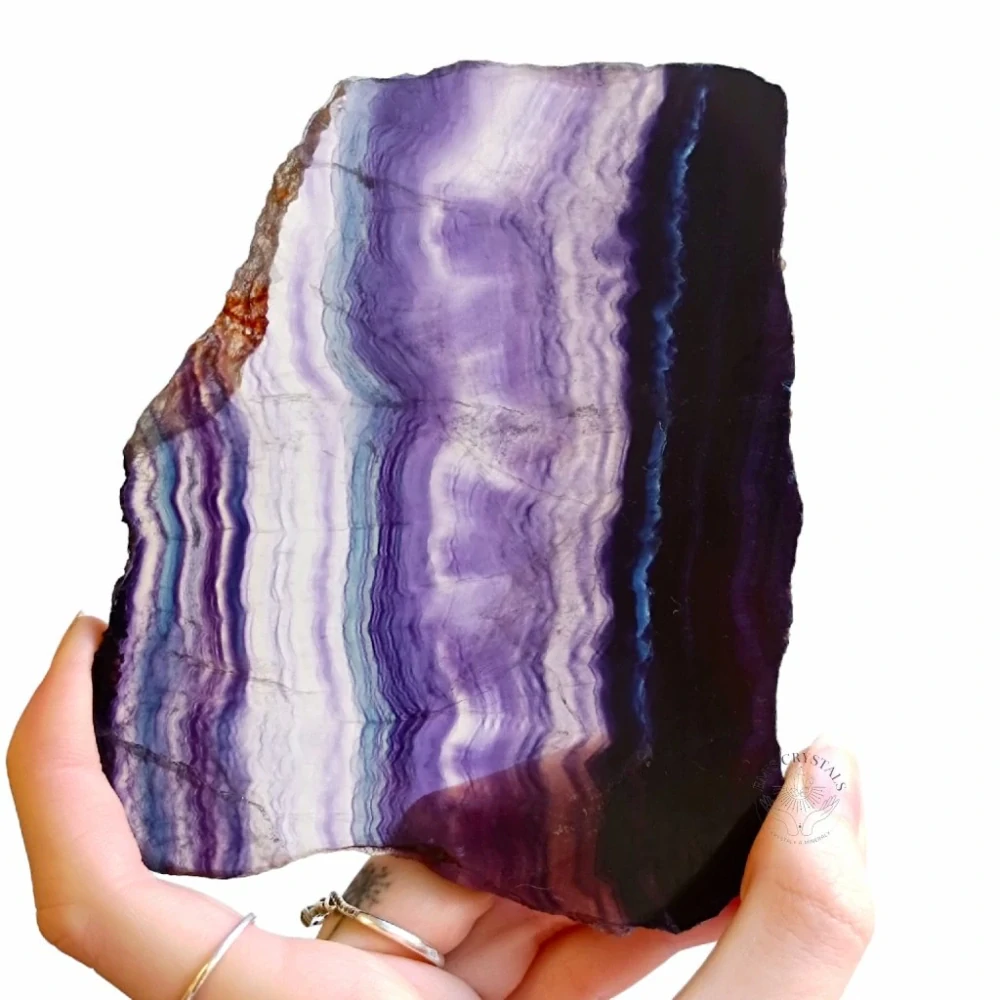 FLUORIT leštěný plátek č.2 269g 13,2cm