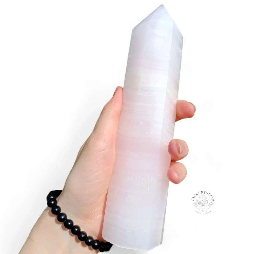 MANGANO (RŮŽOVÝ) KALCIT obelisk 20cm 683g