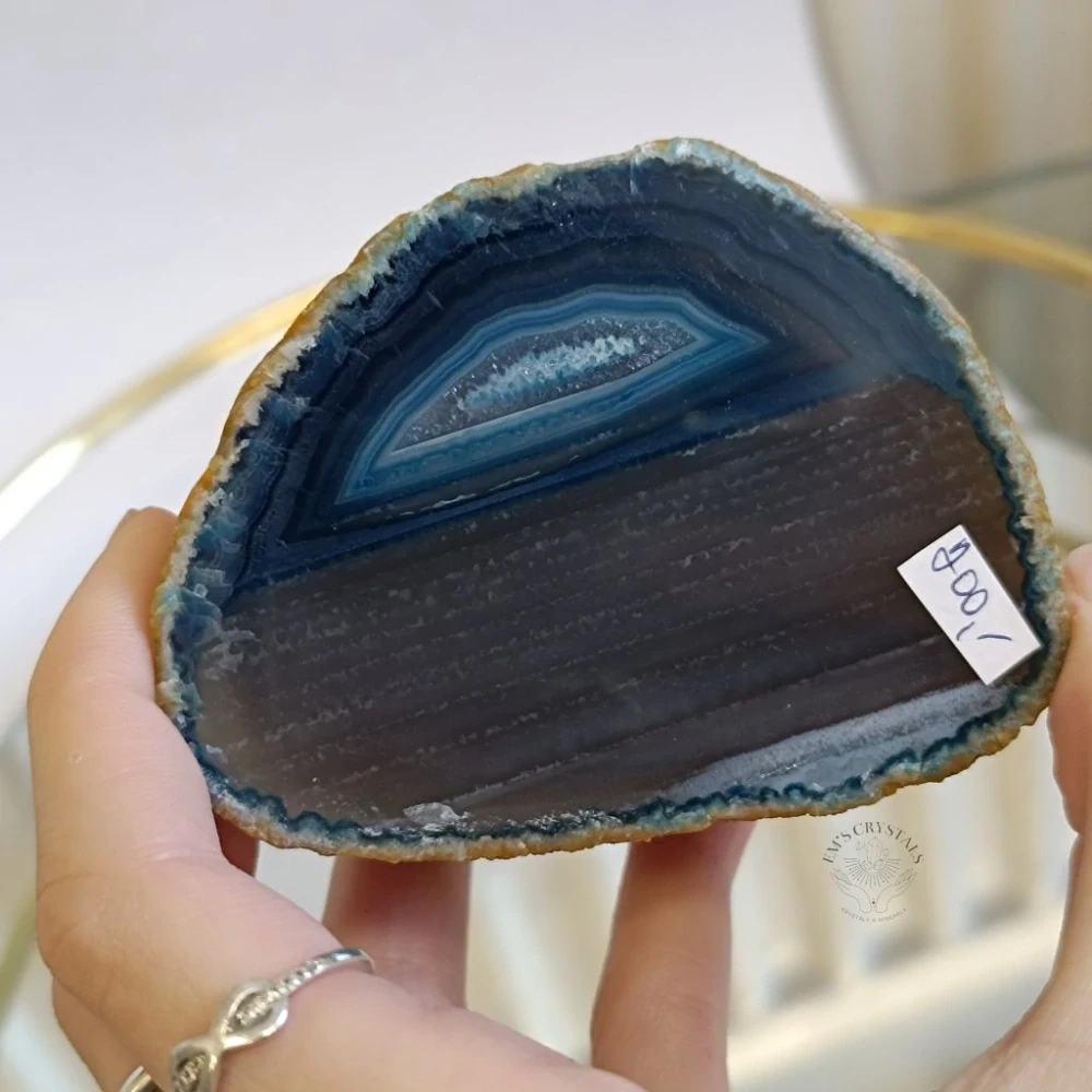ACHÁT leštěná půlka 283g