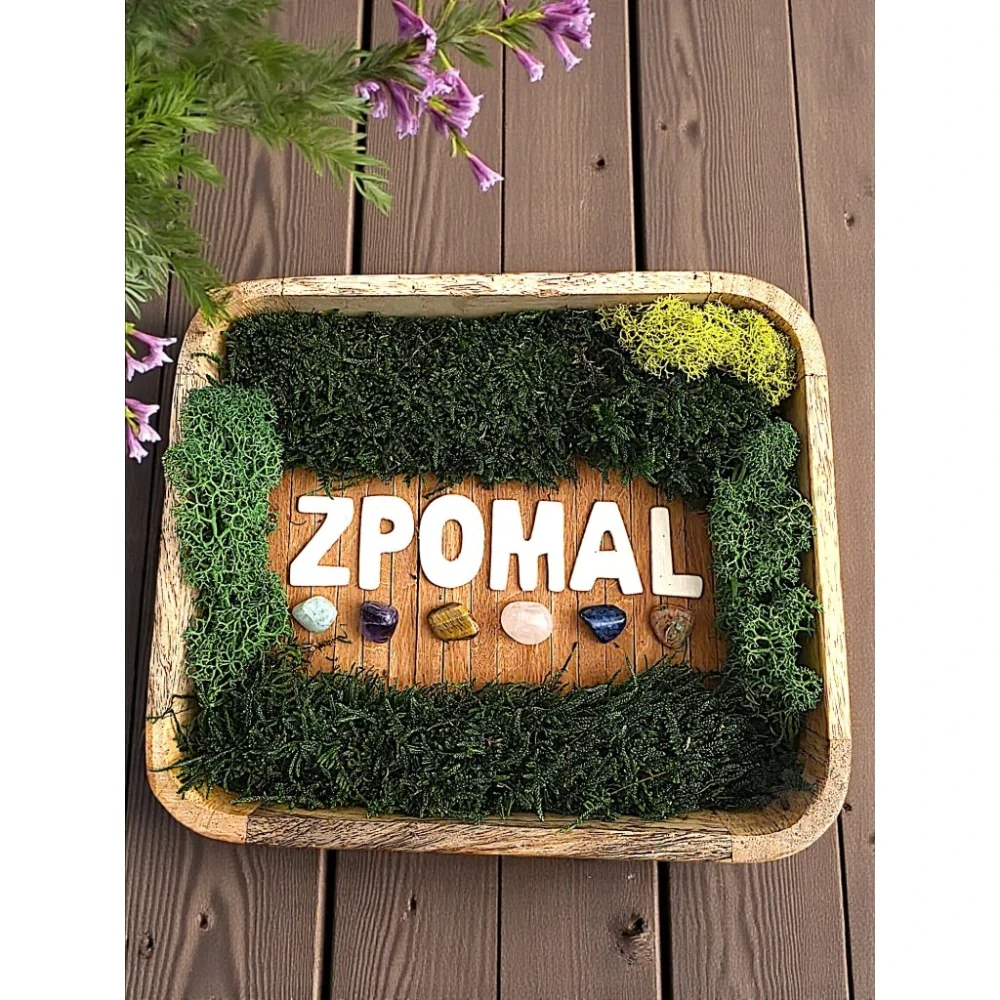 ZPOMAL - dekorativní zen kompozice s minerály