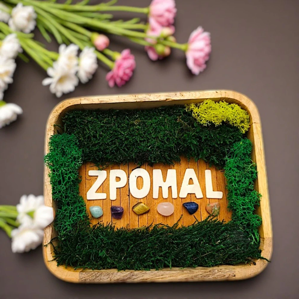 ZPOMAL - dekorativní zen kompozice s minerály