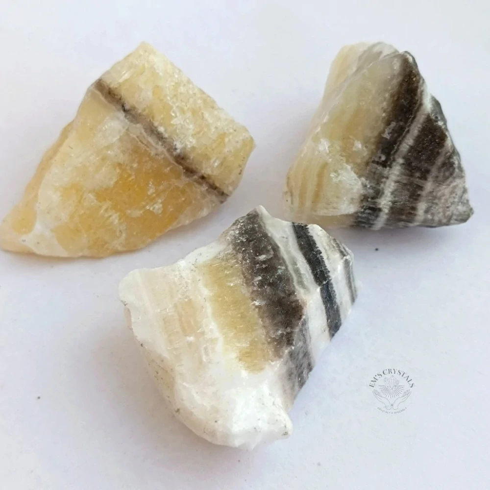 KALCIT zebra (pruhovaný) surový