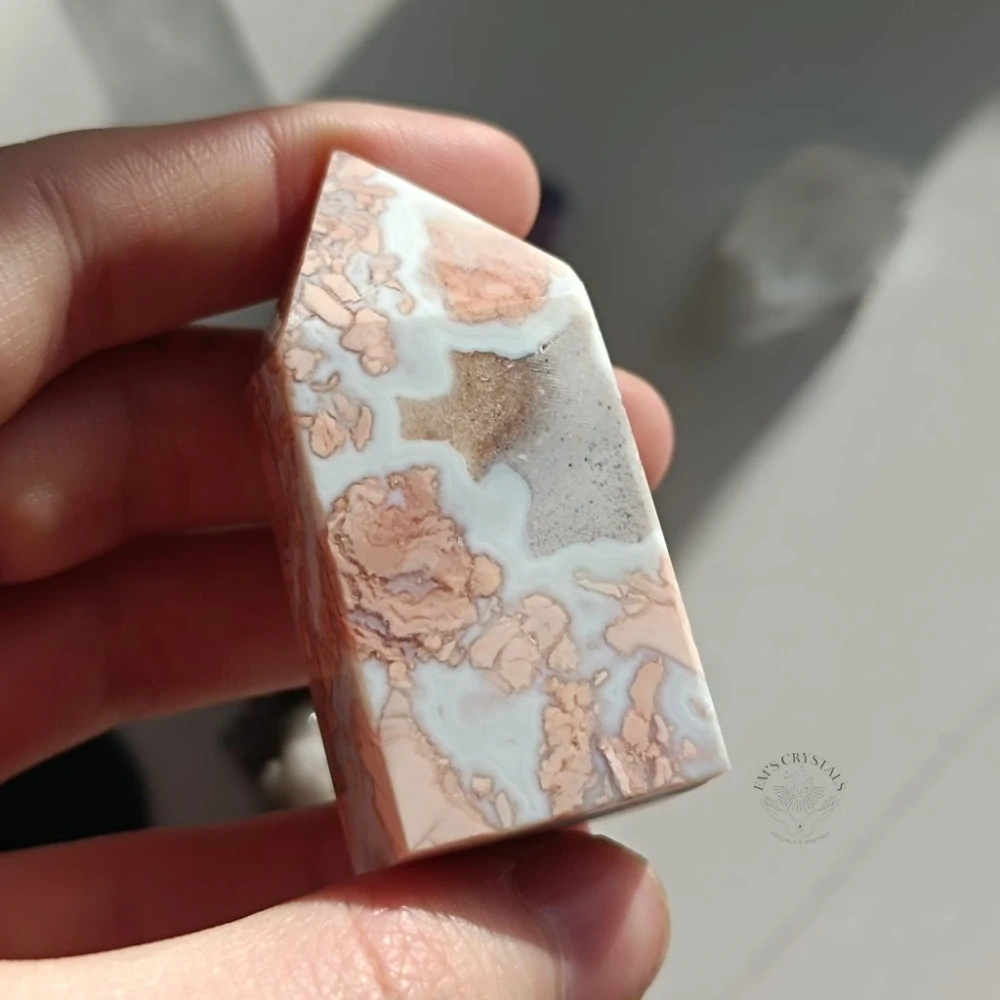 COTTON CANDY achát - obelisk č.2 57,8g