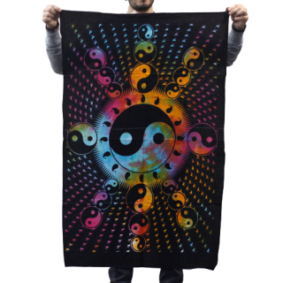 Bavlněné plátno - Yin Yang