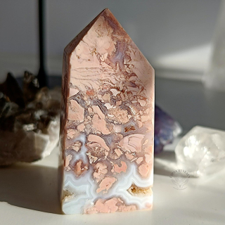 COTTON CANDY achát - obelisk č.3 59,6g