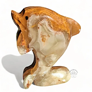 ONYX ZELENÝ delfín 8cm