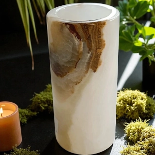 ONYX ZELENÝ tužkovník  10cm