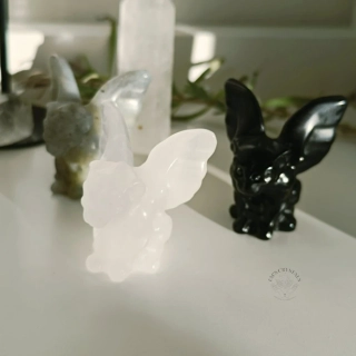 Figurka Chrlič z minerálu 4cm- různé druhy