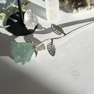 RŮŽE z minerálu - Fluorit 15cm